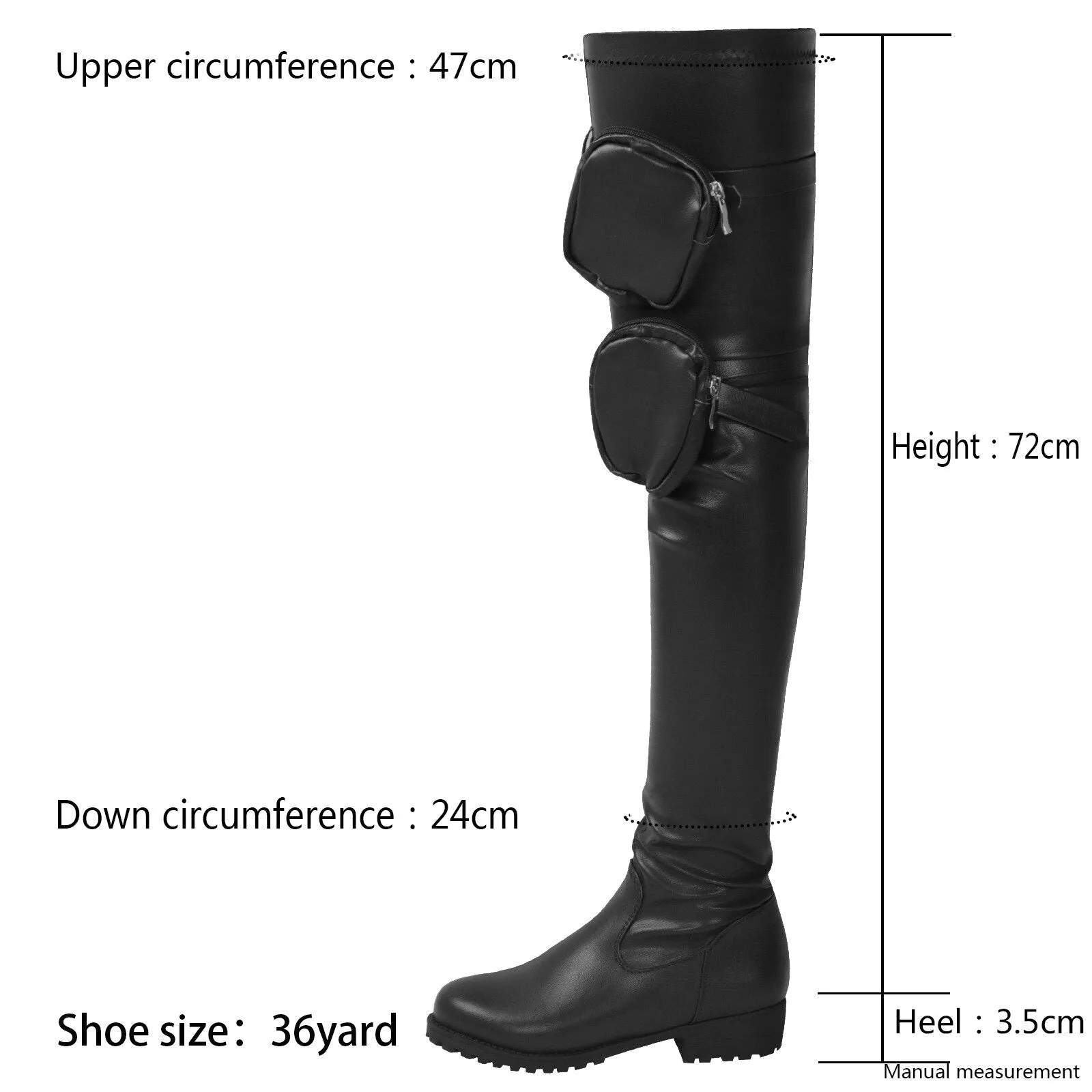 Women High Heels Shoes Winter Leather Long Boots