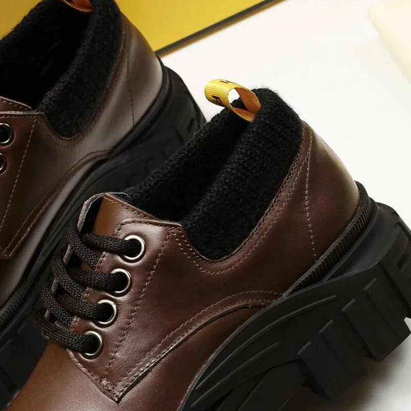 Women Short Boots Patchwork Round Toe